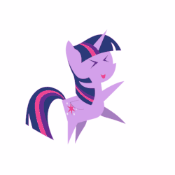 Size: 500x500 | Tagged: safe, twilight sparkle, alicorn, pony, animated, cute, dancing, do the sparkle, female, pointy ponies, twiabetes, twilight sparkle (alicorn)