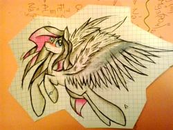 Size: 960x720 | Tagged: safe, artist:rain-sparkle, oc, oc only, oc:milie, graph paper, lined paper, traditional art