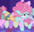 Size: 430x400 | Tagged: safe, screencap, papa beard, earth pony, pony, g4, my little pony: friendship is magic, newbie dash, background pony, clothes, cotton candy, cotton candy vendor, male, messy mane, shirt, solo, stallion