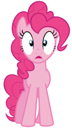 Size: 7000x12400 | Tagged: safe, artist:tardifice, pinkie pie, g4, rarity takes manehattan, absurd resolution, female, open mouth, shocked, simple background, solo, transparent background, vector