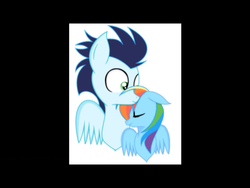 Size: 2048x1536 | Tagged: artist needed, safe, rainbow dash, soarin', pony, g4, cute, female, male, ship:soarindash, shipping, straight