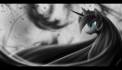 Size: 1944x1111 | Tagged: safe, artist:zigword, princess luna, g4, female, letterboxing, signature, solo, widescreen