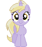 Size: 84x93 | Tagged: safe, artist:onil innarin, derpibooru exclusive, dinky hooves, c:, cute, dinkabetes, female, filly, looking at you, pixel art, solo