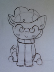 Size: 720x960 | Tagged: safe, artist:thefanficfanpony, svengallop, g4, clothes, cute, sketch, svenabetes, sweater