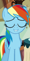 Size: 235x477 | Tagged: safe, screencap, rainbow dash, pegasus, pony, g4, mmmystery on the friendship express, season 2, animated, cropped, cute, dashabetes, female, hnnng, lip bite, looking at you, mare, nervous, solo, weapons-grade cute