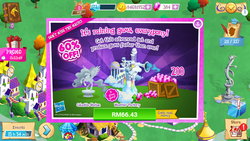 Size: 1280x720 | Tagged: safe, gameloft, discord, princess celestia, fanfic:rainbow factory, g4, pegasus device, vip