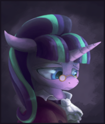 Size: 1024x1215 | Tagged: safe, artist:lacedharlot, snowfall frost, starlight glimmer, pony, unicorn, a hearth's warming tail, g4, female, mare, solo