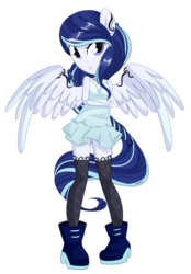 Size: 3000x4320 | Tagged: safe, artist:xsidera, oc, oc only, equestria girls, g4, ponied up, solo
