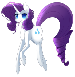 Size: 800x821 | Tagged: safe, artist:haydee, rarity, g4, cute, female, looking at you, simple background, smiling, solo, transparent background