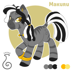 Size: 963x950 | Tagged: safe, artist:silkensaddle, oc, oc only, oc:makuru, zebra, commission, looking at you, solo
