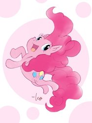 Size: 480x640 | Tagged: safe, artist:kokosac, pinkie pie, g4, cute, female, happy, open mouth, smiling, solo