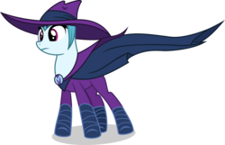 Size: 3057x1965 | Tagged: safe, artist:punzil504, mare do well, sonata dusk, equestria girls, g4, cape, clothes, equestria girls ponified, female, ponified, simple background, solo, superhero, transparent background, vector