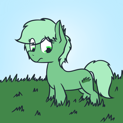 Size: 2000x2000 | Tagged: safe, artist:alexi148, oc, oc only, oc:grass, pony, pony town, female, high res, mare, solo