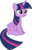 Size: 3153x5000 | Tagged: safe, artist:no-time-for-caution, twilight sparkle, alicorn, pony, g4, cute, female, folded wings, mare, simple background, sitting, solo, transparent background, twilight sparkle (alicorn), vector