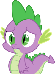 Size: 5000x6770 | Tagged: safe, artist:no-time-for-caution, spike, dragon, g4, absurd resolution, fangs, male, simple background, solo, transparent background, vector