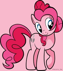 Size: 845x945 | Tagged: safe, artist:wieczornykac, pinkie pie, g4, alternate cutie mark, female, solo