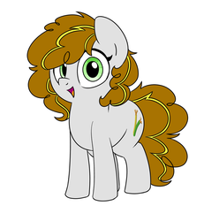 Size: 1210x1312 | Tagged: safe, artist:victoreach, oc, oc only, oc:haywire, earth pony, pony, :d, commission, cute, female, filly, happy, open mouth, simple background, smiling, solo, white background