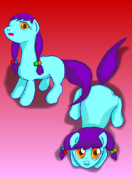 Size: 640x860 | Tagged: safe, oc, oc only, earth pony, pony, pigtails