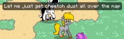 Size: 500x157 | Tagged: safe, oc, oc only, pony, pony town, cheetos