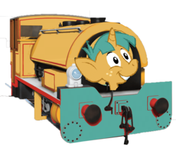 Size: 1034x868 | Tagged: safe, snails, g4, ponified, thomas the tank engine