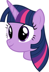 Size: 1024x1500 | Tagged: safe, artist:parclytaxel, twilight sparkle, alicorn, pony, g4, bust, disembodied head, female, mare, simple background, smiling, solo, transparent background, twilight sparkle (alicorn), vector, wip