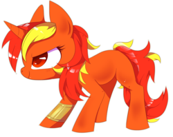 Size: 6000x4765 | Tagged: safe, artist:sorasku, oc, oc only, oc:sunny, pony, unicorn, absurd resolution, blank flank, female, mare, solo