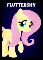 Size: 180x252 | Tagged: safe, artist:wingbeatpony, fluttershy, g4, .svg available, card game, female, one night in ponyville, solo, svg, text, vector