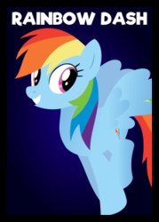 Size: 180x252 | Tagged: safe, artist:wingbeatpony, rainbow dash, g4, .svg available, card game, female, one night in ponyville, solo, svg, text