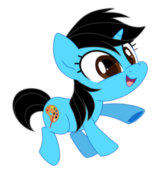 Size: 504x547 | Tagged: safe, artist:pepooni, oc, oc only, oc:andrea, pony, unicorn, simple background, solo, transparent background