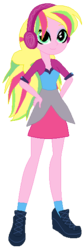 Size: 198x592 | Tagged: safe, artist:sunsetshimmer333, lemon zest, pinkie pie, equestria girls, g4, female, fusion, solo