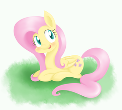 Size: 2500x2250 | Tagged: safe, artist:janji009, fluttershy, pony, g4, female, high res, solo