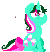 Size: 175x184 | Tagged: safe, artist:windows 95, fizzy, g1, female, flockmod, picture for breezies, simple background, sitting, solo, transparent background