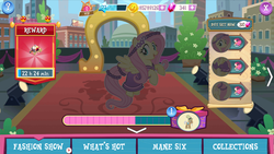 Size: 1280x720 | Tagged: safe, gameloft, fluttershy, g4, clothes, crack is cheaper, dress, vip, why gameloft why