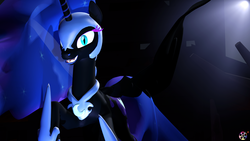 Size: 1920x1080 | Tagged: safe, artist:danj16, nightmare moon, pony, g4, 3d, friendship, source filmmaker