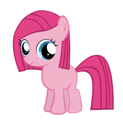 Size: 900x904 | Tagged: safe, artist:togekisspika35, pinkie pie, g4, .psd available, female, filly, filly pinkie pie, pinkamena diane pie, simple background, solo, transparent background, vector, younger