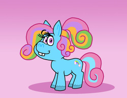 Size: 1016x787 | Tagged: safe, artist:cookie-lovey, rainbow dash (g3), g3, g3.5, g4, female, solo, unshorn fetlocks