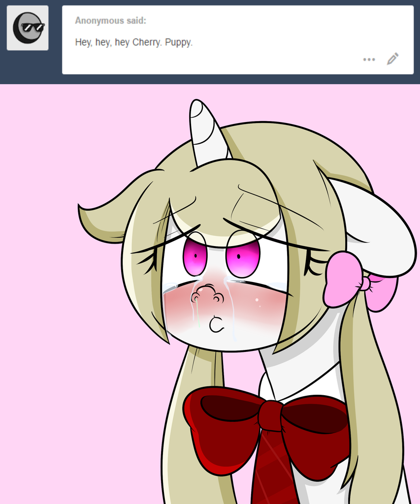 1194992 Artist Fullmetalpikmin Ask Bow Bowtie Bust Crying