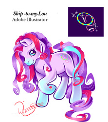 Size: 639x719 | Tagged: safe, artist:tamisery, oc, oc only, oc:skip to my lou, g3, cutie mark, simple background, solo, vector, white background