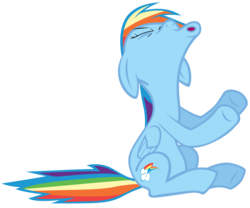 Size: 8400x7000 | Tagged: safe, artist:tardifice, rainbow dash, g4, sonic rainboom (episode), absurd resolution, eyes closed, faic, female, my life is ruined, open mouth, photoshop, rainbow dash is best facemaker, simple background, solo, transparent background, vector