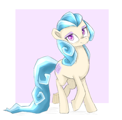 Size: 2368x2340 | Tagged: safe, artist:artguydis, oc, oc only, oc:floes mom, crystal pony, pony, ask disastral, high res