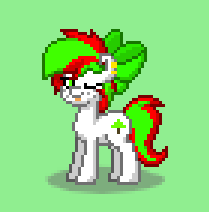 Size: 209x212 | Tagged: safe, oc, oc only, oc:wintree, pony, pony town, one eye closed, screenshots, solo, wink