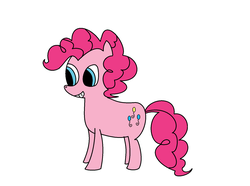 Size: 1600x1191 | Tagged: safe, artist:amateur-draw, pinkie pie, g4, 1000 hours in ms paint, female, ms paint, simple background, solo, white background
