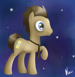 Size: 736x760 | Tagged: safe, artist:kunomasu, doctor whooves, time turner, earth pony, pony, g4, male, solo, stallion