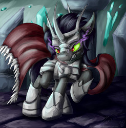 Size: 1024x1042 | Tagged: safe, artist:rule1of1coldfire, king sombra, pony, g4, male, solo