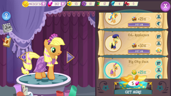 Size: 1280x720 | Tagged: safe, gameloft, applejack, g4, clothes, dress