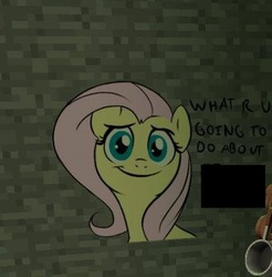 Size: 406x413 | Tagged: safe, artist:furseiseki, screencap, fluttershy, pony, g4, cute, looking at you, team fortress 2, video game