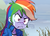 Size: 500x362 | Tagged: safe, artist:baekgup, rainbow dash, equestria girls, g4, tanks for the memories, angry, cropped, do i look angry, equestria girls interpretation, frown, furious, glare, ragebow dash, scene interpretation, u mad