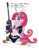 Size: 1000x1292 | Tagged: safe, artist:omny87, princess cadance, g4, clothes, crossover, gun, tengen toppa gurren lagann, weapon, yoko littner