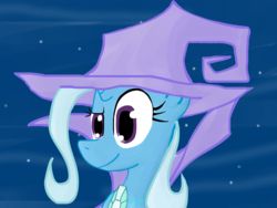 Size: 6373x4796 | Tagged: safe, artist:tixolseyerk, trixie, pony, unicorn, g4, absurd resolution, female, mare, smiling, solo