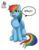 Size: 2178x2766 | Tagged: safe, artist:aileen-rose, rainbow dash, pony, g4, female, high res, solo